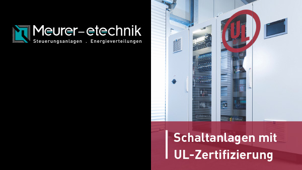 Meurer-etechnik UL-Zertifizierung